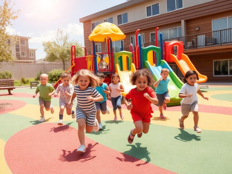 Children exploring and playing together outdoors